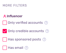 Only Credible Followers_Filter