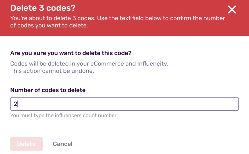 How to Add Influencer and Audience Codes
