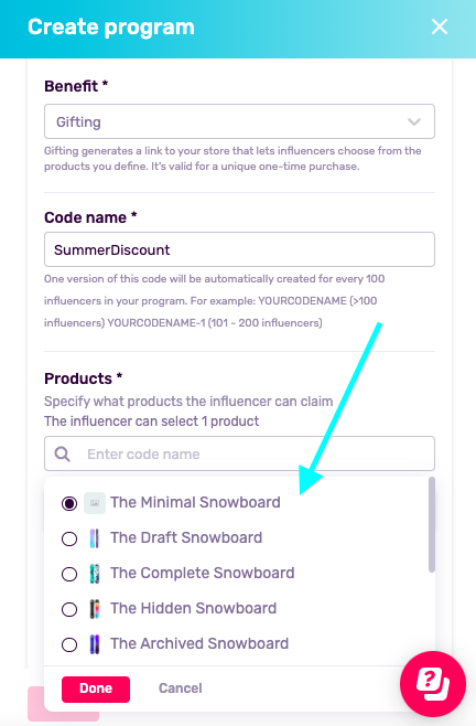 Products
